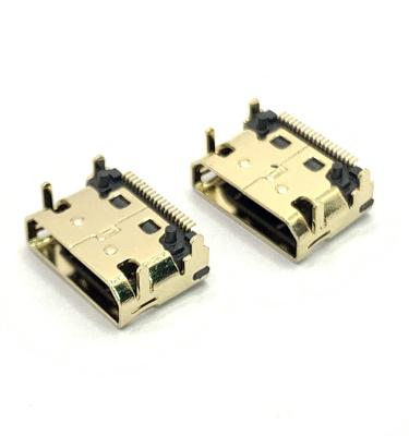 China audio & Good Quality 19pin SMD Visual Gold Plated C Plug Socket Female Connector For Audio for sale