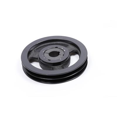 China High Precision OEM ODM High Precision Spare Parts Belt Pulley Drive Wheel Flywheel Cast Metal Parts CNC Turning Machine for sale