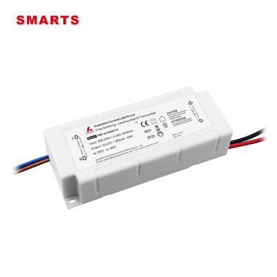 China 180-265vAC Led Power Supply 900mA Triac Dimming Led Driver 110*45*26mm for sale