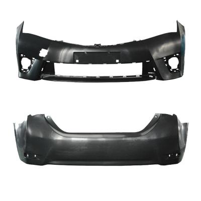 China PP Material Best Design For 2007-2021 Toyota Corolla Auto Parts Front And Rear Bumpers for sale