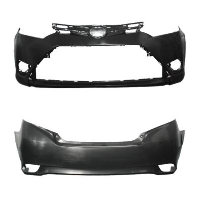 China Hot Sales 2014-2021 PP For Toyota Vios Auto Parts Front And Rear Bumpers for sale