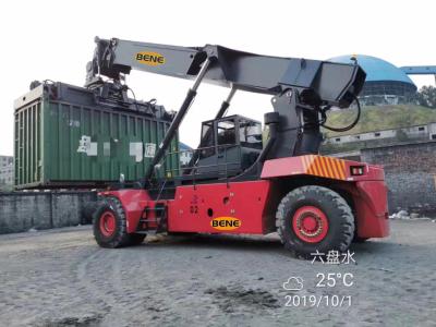 China BENE 45ton container reach stacker manufacturer RS45 container lift truck 45 ton container stacker price for sale