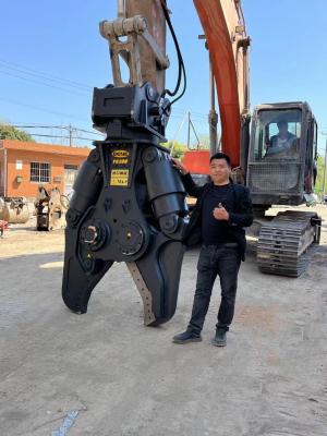 China Excavator attachment hydraulic rotary metal shear Demolition shear for CAT SANY 6T to 50T excavators for sale