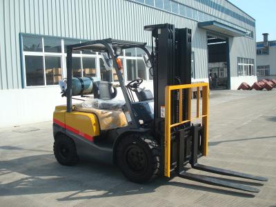 China 3 ton LPG forklift 3 ton duel fuel forklift with nissan K25 engine with hydraulic transmission for sale