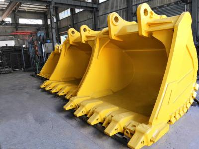 China Fixed 600 Kg Capacity Excavator Bucket With Heat treated 42CrMo Pins for sale