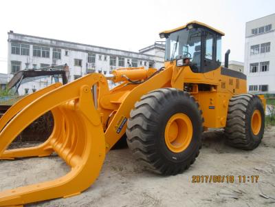 China 8ton/10ton/12ton15ton wheel loader with grapples attachments 5ton to 25ton wood atv log loader with Cummins engine for sale