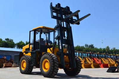 China 10ton/12ton all terrain forklift 10ton/12ton rough terrain forklift truck with Cummins engine for sale