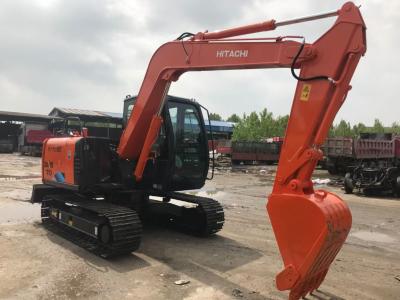 China Excavadora usada HITACHI ZX70 con 55KN fuerza de excavación 6400kg peso operativo y 565 horas de trabajo para la venta en venta