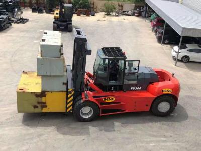 China 30T-32T ton diesel forklift truck 30ton container forklift with 4000mm mast for sale