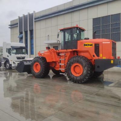 China BENE 6 ton wheel Loader with 4 m3 bucket Cummins 175kw engine for sale