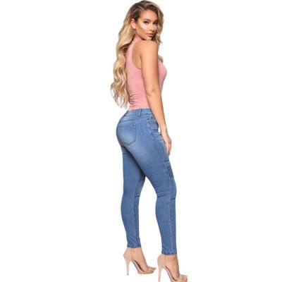 China 2021 High Waist QUICK DRY Pencil High Waist Streetwear Fashion Casual Denim Women's Jeans QUICK DRY for sale