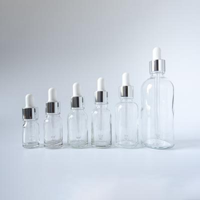 China Screen Printing 30ml 30ml 50ml Frosted Silk Black Round Dropper Serum Glass Bottles For Skin Care for sale