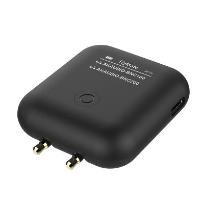 China Best Selling Audio Transnitter OEM ODM OLED Display Stereo Transmitter For Airplane Bluetooth Transmitter for sale