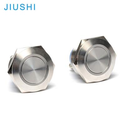 China Excellent Type Stainless Steel 3A/5A 22mm 1NO CHINA 3A/5A 22mm 1NO Button IP65 Metal Push Button Switch Momentary Waterproof Hole Diameter for sale