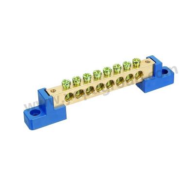 China High Grade Wire Connecting Brass And Copper Neutral Earth TB Busbar Ties Ties For Earthing Electrical Accessories And Fittings for sale