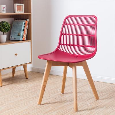 China Cover Removable Indoor Furniture Plastic Stackable Chairs For Dining Party Event Wire Stackable Polypropylene Tulip Wedding Chair for sale