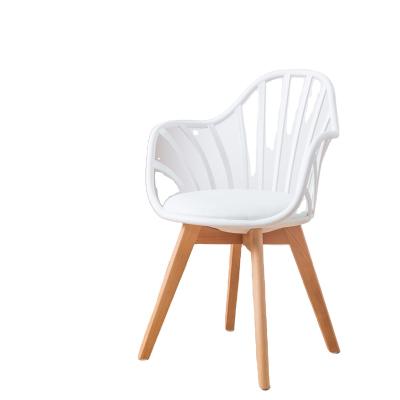 China Hot Selling Removable Cover Modern Accent Designs White PP Plastic Dining Chairs Wholesale Popular Plastic Chair for sale