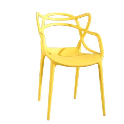 China Wholesale Nordic Modern Minimalist Plastic Chair Plastic Stacking Leisure Italy Removable Colorful Garden Cover Chair Plastic Factory for sale