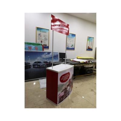 China Booth Sale Trade Show Event Exhibition PP Promotional Table Supermarkt Good Price for sale