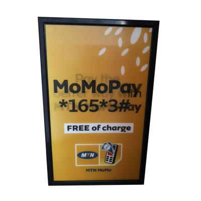 China 3D Aluminum Bar Paper Craft Shadow LED Light Box Sign View 3d Instant Lenticular UV Offset Printing for sale