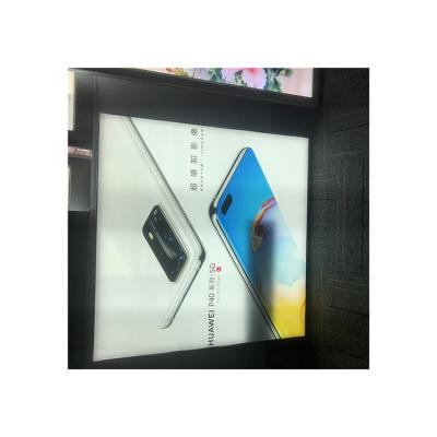 China 2021 Retail Store New Product Poster LED Flashing Light Sign Led Frameless Ultrathin Light Box for sale