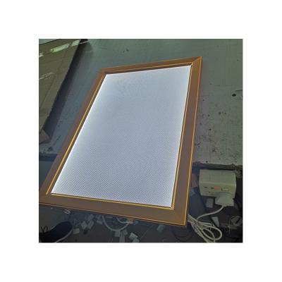 China Large Size Picture Display Factory Directly Sell Christmas Decoration LED Aluminum Snap Frame Acrylic Advertising Board for sale