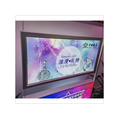 China Big Size Picture Display Wholesale Price Aluminum Frame Photo Frame LED Soft Film Light Box Led Light Display Box for sale