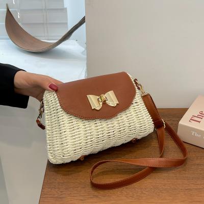 China New Arrive Ladies Fashion Handbags Straw Picnic Style Side Bags For Girls Shoulder Women Handbags for sale