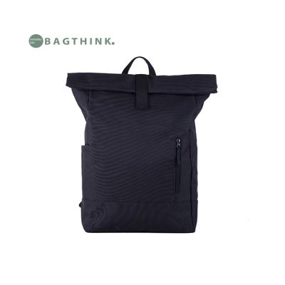 China Eco-friendly Fabric / 2020 Business Green Rpet Recycl 100% RPET 600D Backpack Laptop Backpack for sale