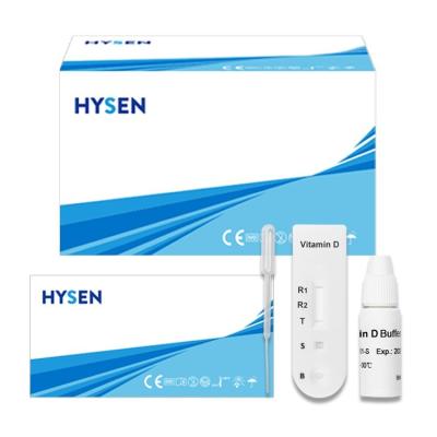 China Home VD Rapid Test Kit CE-gecertificeerd IVD-reagens voor kwantitatieve vitamine D-tests Te koop