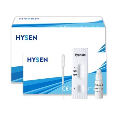 China CE Certified Manual Typhoid Rapid Test Kit Cassette for Quick and Accurate Results for sale