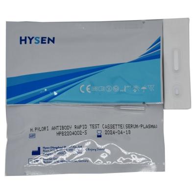 China Seero Plasma Dispositivos médicos comerciales H.pylori Ab H.pylori Test Kit de prueba rápida de anticuerpos H.pylori en venta