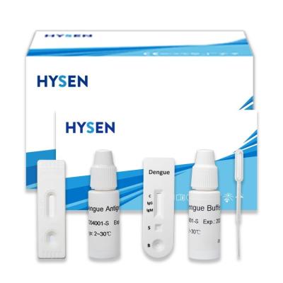 China Proefstuk Wb/S/P Hysen Dengue Antigen Rapid Test Kits Igg/Igm Combo CE en ISO-goedgekeurd Te koop