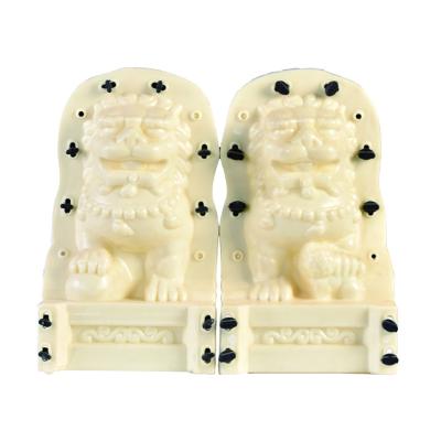 China Stone Small Lion Statue High Precision Chinese Style Garden Molds for sale