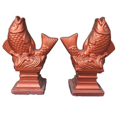 China High Precision ABS Plastic Garden Fish Statue Concrete Molds for sale