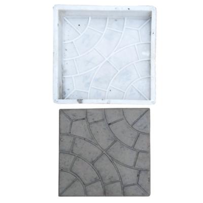 China High Precision Durable Plastic Concrete Paver Floor Brick Tile Mold For Decorative Sidewalk for sale