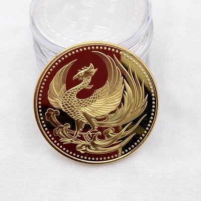 China Custom Japanese Gold Plated Europe Souvenir Coin Heisei Second Year Souvenir Coin for sale