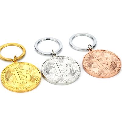 China Custom Crypto Promotion Gift Classic Coins Key Chain Token Coin Keychain for sale