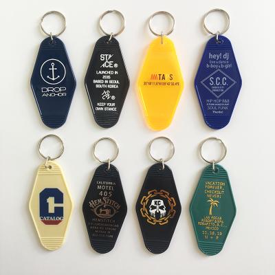 China Doors Hotel Tag Key Chain Plastic Portable Screen Start Key Holder Wholesale Gift For Movie Fans Car Bag Accessories for sale