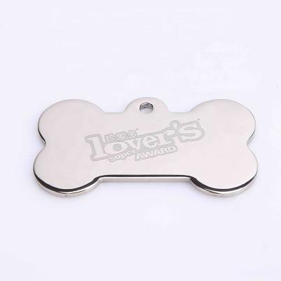 China Europe Customized NFC Dog Pet Tag Sublimation Leather Leather Laser Engraving Blank Stainless Steel Dog Tag for sale