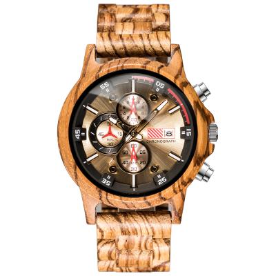 China Newest Style Day / Date OEM Wood Watch Customize Wood Watches for sale