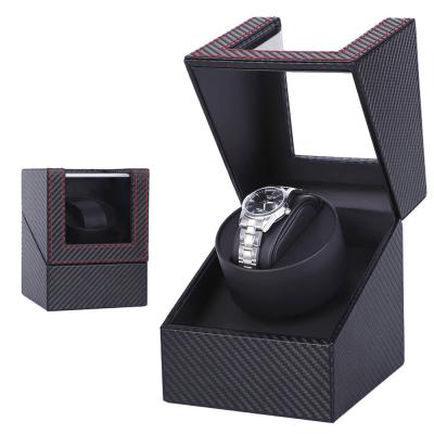 China Classic Elegant Vintage Luxury Single Watch Winder For Automatic Watches With Super Quiet Motor And Soft And Flexible Pillows for sale