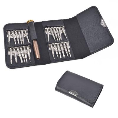 China Fashion Home Office Adjustable 25pcs Genuine Leather Tools Leather Nail Set For Phone And Watch Tools for sale