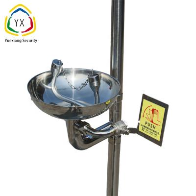 China Emergency shower and eye seal composite stainless steel safety of normal temperature pure water or sanitary standard water for sale