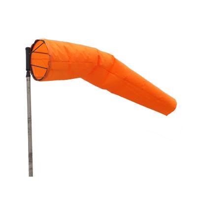 China Lightweight Professional High Visibility Windsocks Factory Good Quality Orange Airport Windsock for sale