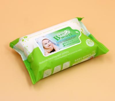 China Cheap Popular Style Wet Style Baby SKIN CARE Individually Wrapped Wet Cloths Biodegradable for sale