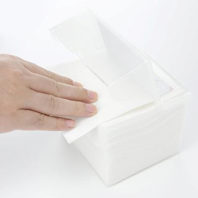 China Tissue Box Manufacturer Price Disposable Towel 100% Bamboo Tissue Facial Towel For Hotel/Travel for sale