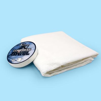 China Travel Compressed Reusable Compressed Portable Towel Face Hand Towel Disposable Compressed Bath Towels for sale