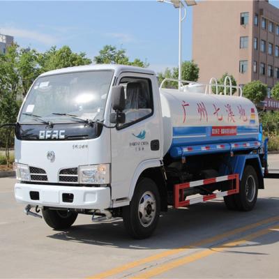 China Hotels CLW 5cbm volume stainless steel water tanker truck for sale spray water truck factory direct sale for sale