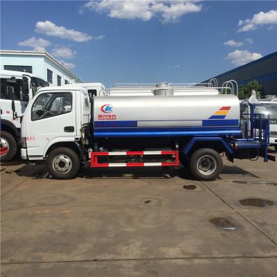 China Carbon Steel ; 4mm stainless steel industrial drinking water truck / 5000 liter carbon steel water tank truck for sale for sale